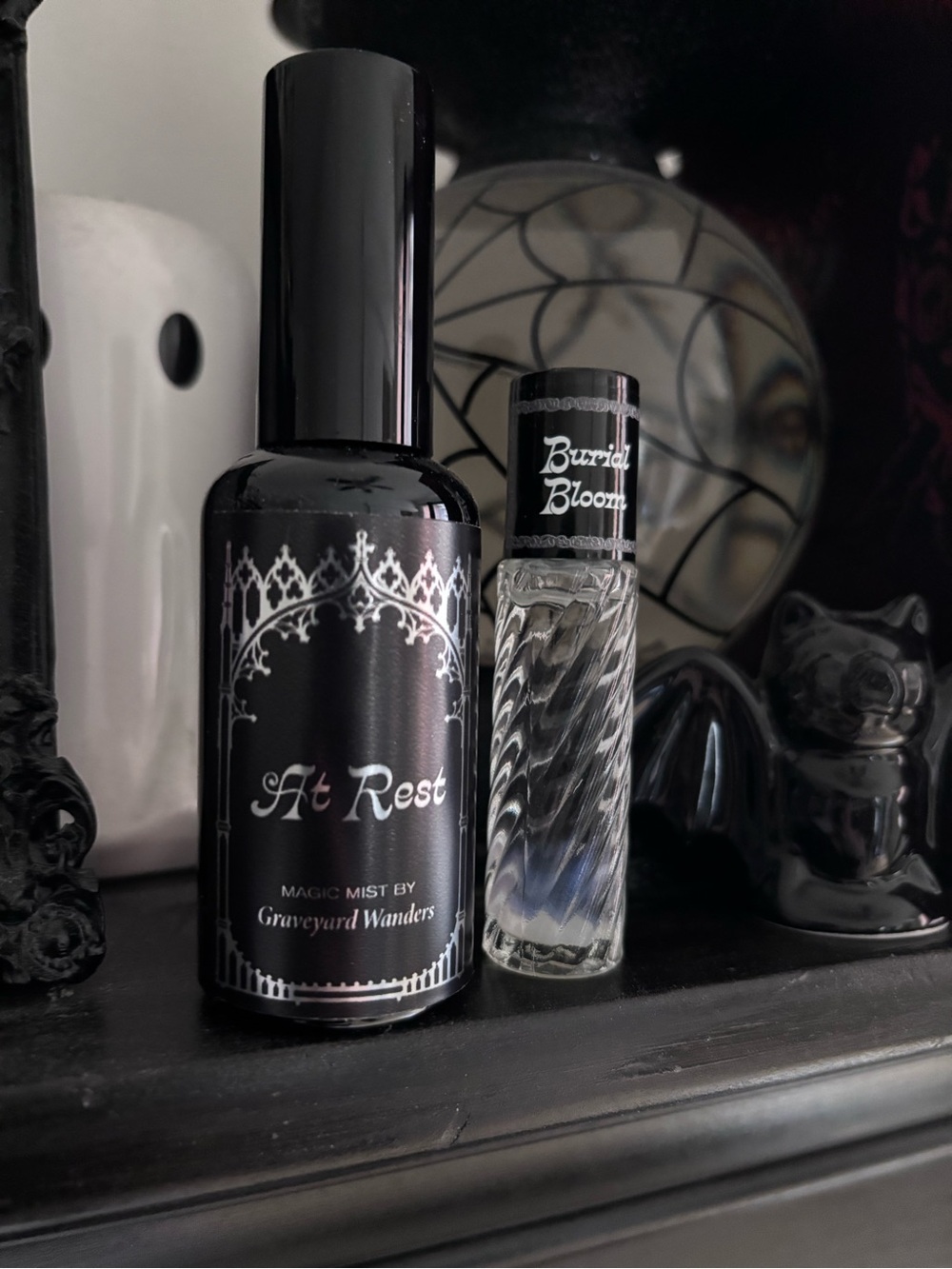 At Rest Magic Mist and Burial in Bloom perfume Oil